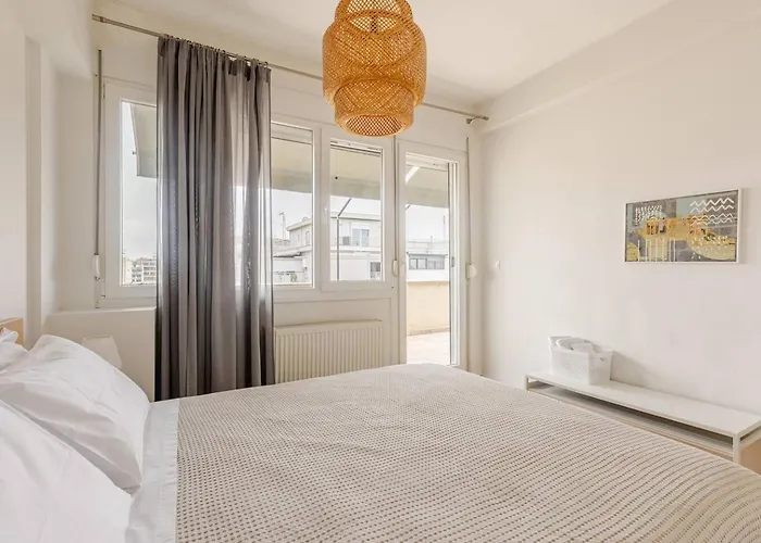 Διαμέρισμα Bright Bright C- Modern With Terrace Θεσσαλονίκη